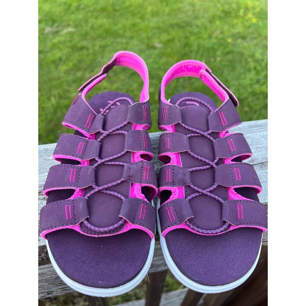Women’s Ryka Glance Summer Sandal, Size 7.5M Purple And Pink Comfort New no tag